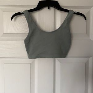 American Eagle Seamless Ribbed Crop Tank Top